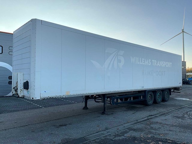 2007 schmitz gesloten oplegger oj-48-zy - afbeelding 1 van  28