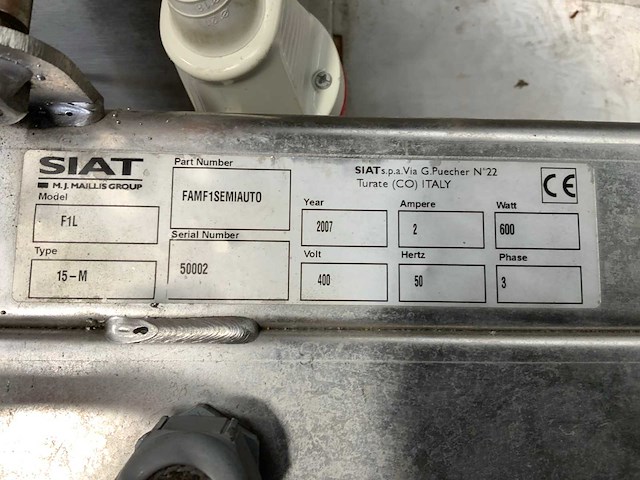 2007 siat 15-m rvs palletfoliewikkelaar - afbeelding 7 van  7