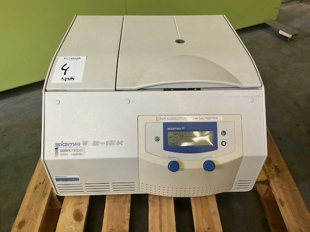 2007 sigma 2-16k centrifuge - afbeelding 3 van  8