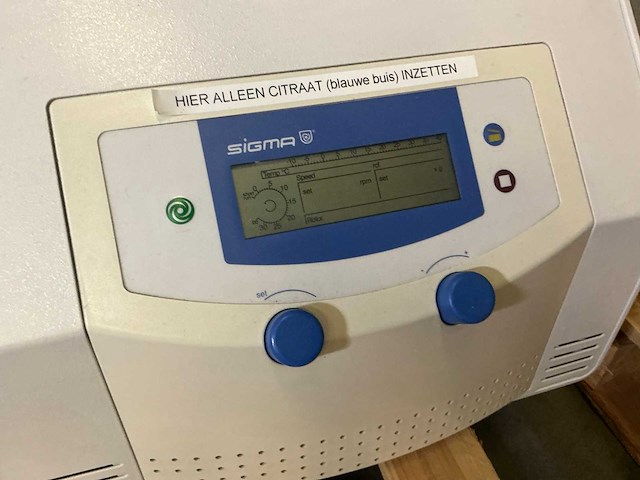 2007 sigma 2-16k centrifuge - afbeelding 4 van  8