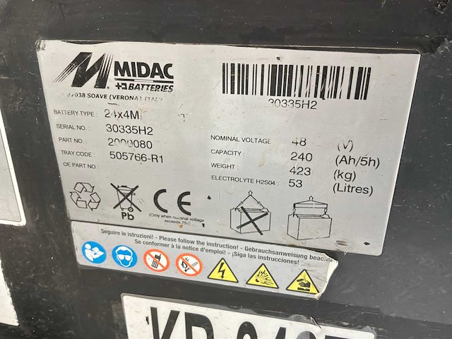 2007 simai te70ac industriële elektrische trekker - afbeelding 8 van  16