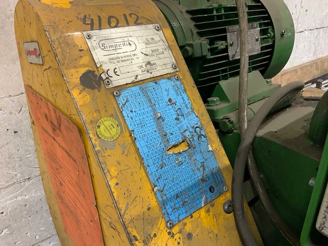 2007 simpedil c36 knipmachine tbv betonijzer - afbeelding 8 van  9