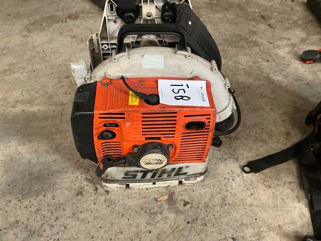 2007 stihl br380 ruggedragen bladblazer - afbeelding 2 van  5