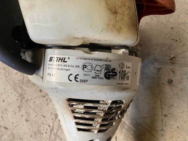 2007 stihl fs 45 bosmaaier, benzine - afbeelding 5 van  5