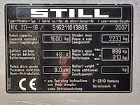 2007 still rx20-16 vorkheftruck - afbeelding 24 van  29
