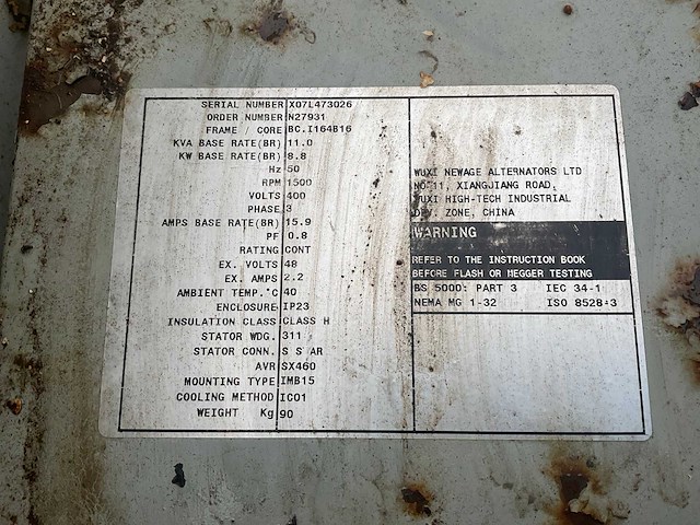 2007 stroomgenerator - afbeelding 4 van  7