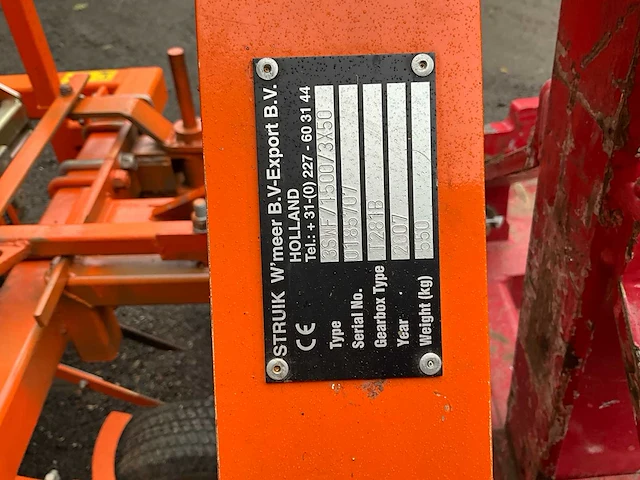 2007 struik weedmaster 3swf/1500 3x50 - afbeelding 8 van  17