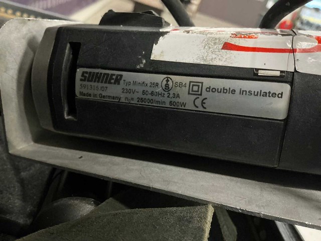 2007 suner minifix25r haakse schuurmachine - afbeelding 6 van  6