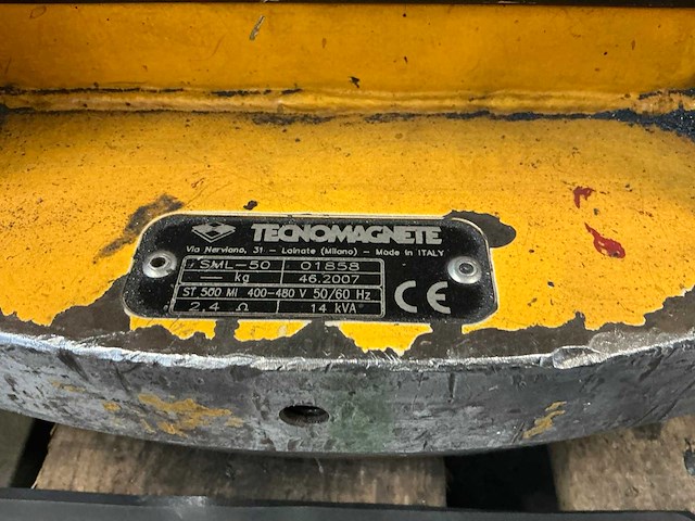 2007 tecnomagnete sml-50 hijsmagneet - afbeelding 6 van  7