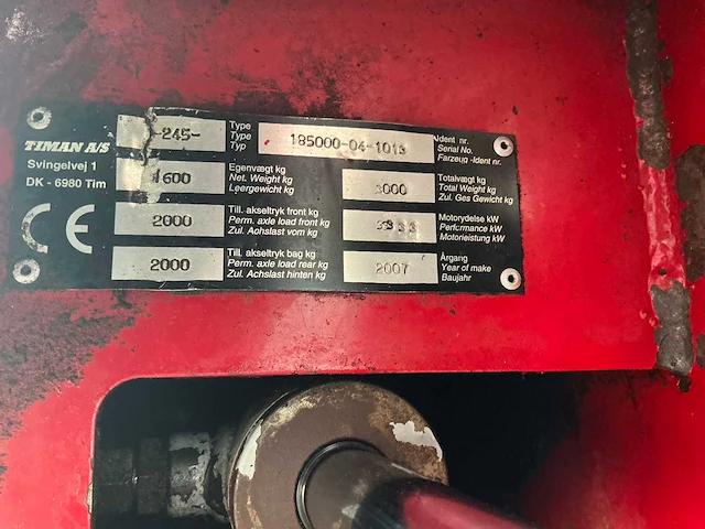 2007 timan as 245 shovel - afbeelding 44 van  49