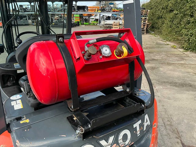 2007 toyota 02-8fgf15 vorkheftruck - afbeelding 9 van  15