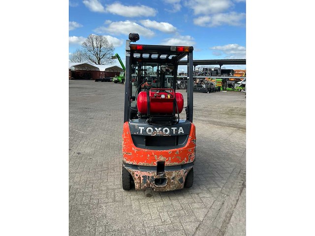 2007 toyota 02-8fgf15 vorkheftruck - afbeelding 4 van  15