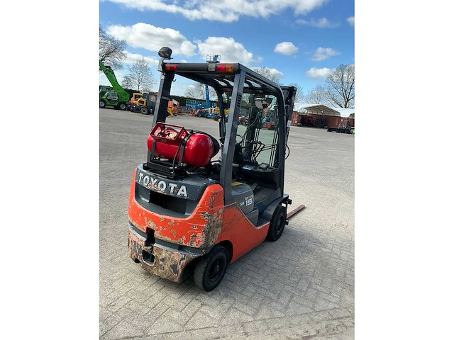 2007 toyota 02-8fgf15 vorkheftruck - afbeelding 5 van  15