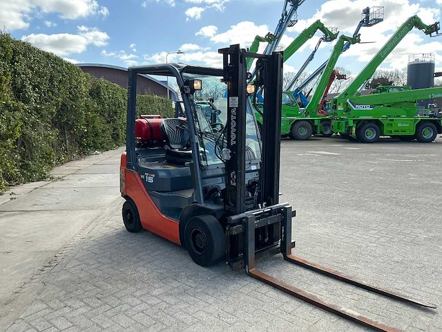 2007 toyota 02-8fgf15 vorkheftruck - afbeelding 6 van  15