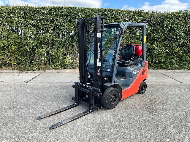 2007 toyota 02-8fgf15 vorkheftruck - afbeelding 1 van  8