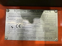 2007 toyota 7fbest15 vorkheftruck - afbeelding 7 van  10