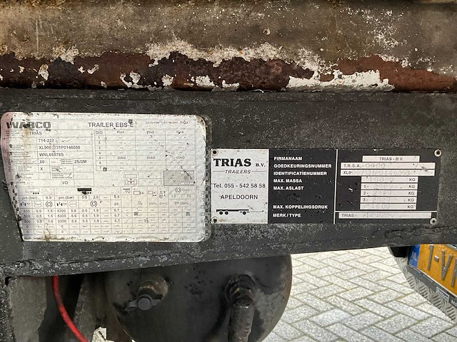 2007 trias oplegger vuilniswagen - afbeelding 9 van  17