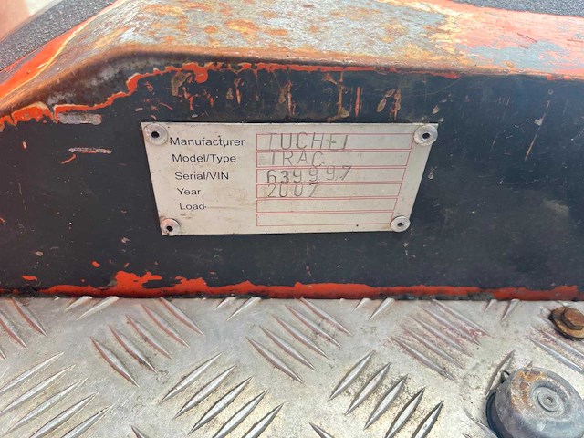 2007 tuchel-trac trio diesel werktuigdrager met onkruidborstel - afbeelding 8 van  8