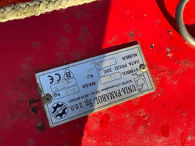 2007 unia famarol z125/1 trommelmaaier - afbeelding 2 van  9