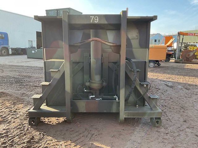 2007 uniteam 20 ft haakarm kiepbak - afbeelding 5 van  8