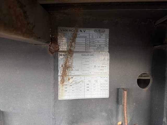 2007 van hool 3b2014 oplegger - afbeelding 8 van  26