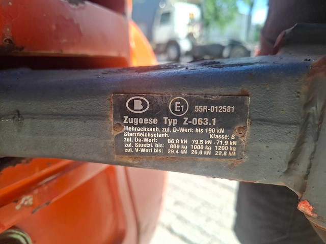 2007 van hool 3k2001 oplegger / chassis - afbeelding 16 van  23