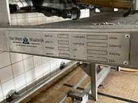 2007 van wees rvs afvul-/doseermachine - afbeelding 4 van  12