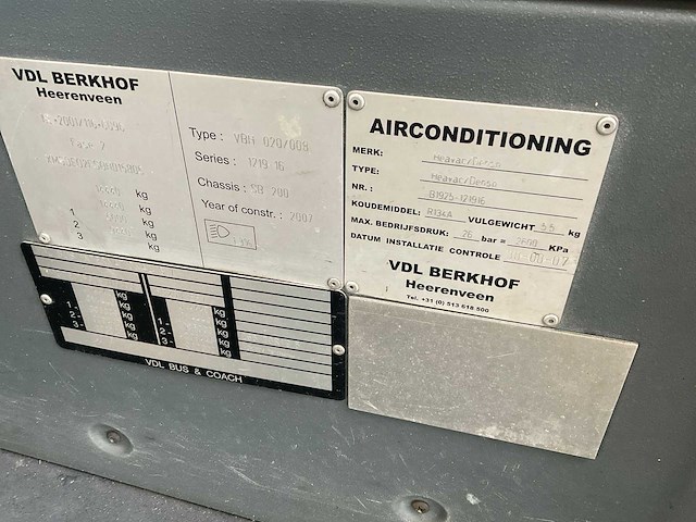 2007 vdl berkhof ambassador 200 lagevloer stadsbus - afbeelding 15 van  22