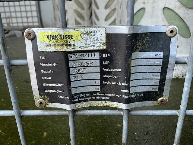 2007 vink 6fc-m/iii opslagunit - afbeelding 7 van  7