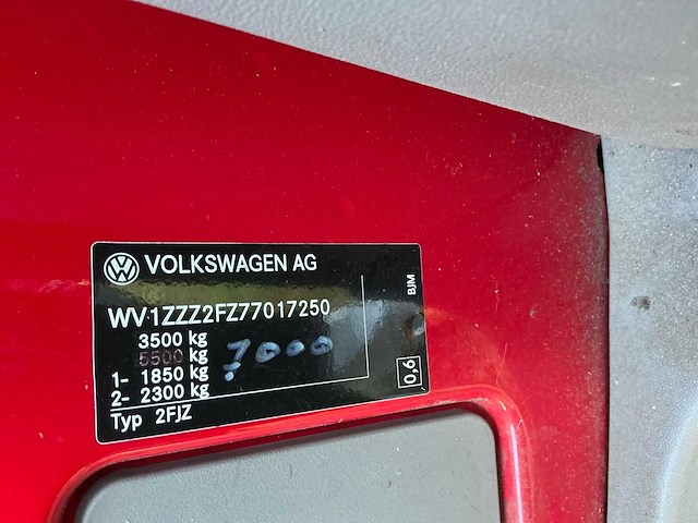 2007 volkswagen 35 2.5 tdi l2 dc vrachtwagen - afbeelding 47 van  71