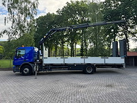 2007 volvo fe240 machinetransporter + hiab 111b-3 duo kraan vrachtwagen - afbeelding 12 van  19