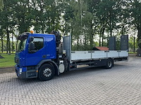 2007 volvo fe240 machinetransporter + hiab 111b-3 duo kraan vrachtwagen - afbeelding 17 van  19