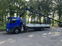 2007 volvo fe240 machinetransporter + hiab 111b-3 duo kraan vrachtwagen - afbeelding 4 van  4