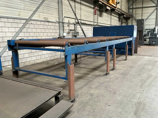 2007 wheelabrator schick lbs 1500 doorloopgaasbandstraalmachine - afbeelding 16 van  20