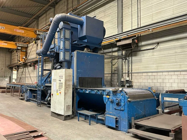 2007 wheelabrator schick lbs 1500 doorloopgaasbandstraalmachine - afbeelding 1 van  20