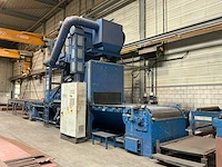 2007 wheelabrator schick lbs 1500 doorloopgaasbandstraalmachine