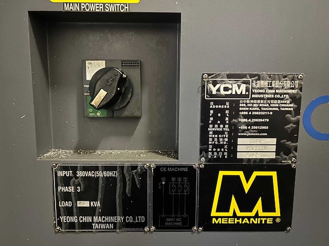 2007 ycm nsv 102a cnc universeel machinecentrum - afbeelding 9 van  21