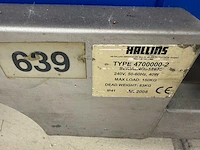 2008 - hallins - newton elektrisch lifttafel - heftafel - afbeelding 6 van  8