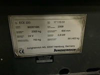 2008 - jungheinrich - ece 220 - orderpicker - afbeelding 3 van  12