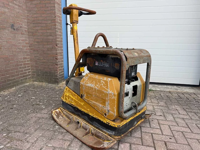 2008 - wacker - dpu 6055 6t met aanhanger - plate compactor - afbeelding 6 van  9