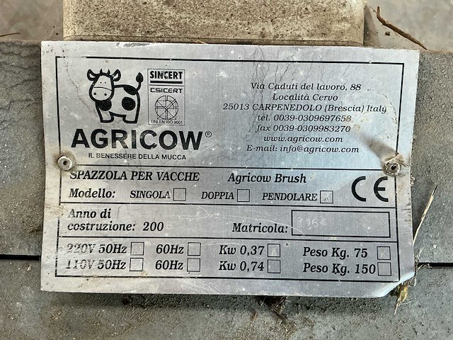 2008 agricow pendolare borstelmachine - afbeelding 9 van  9