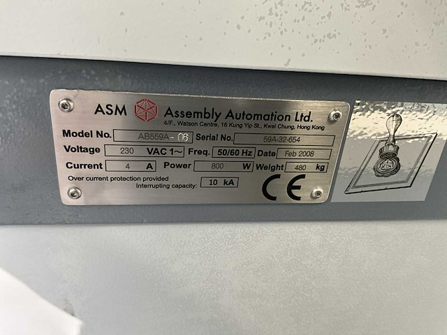 2008 asm ab 559a automatische bonding- en reworkmachine - afbeelding 11 van  12