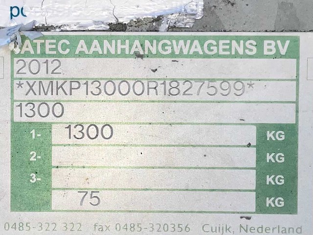 2008 atec / brouwer units sm400l schaft aanhangwagen - afbeelding 6 van  14