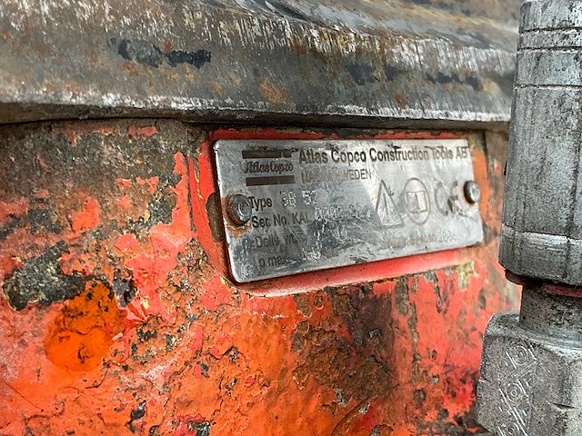 2008 atlas copco sb 52 hydraulische sloophamer - afbeelding 5 van  7