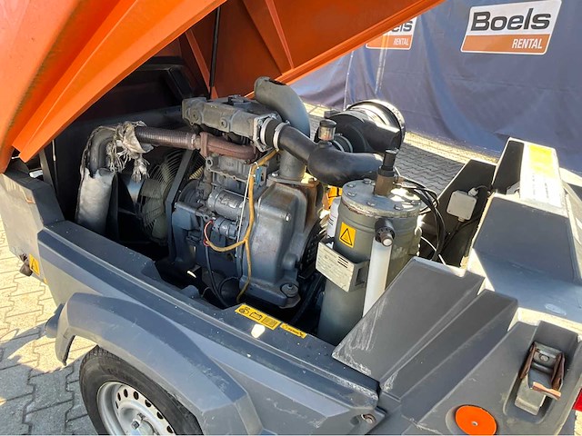 2008 atlas copco xas57dd pe euro box compressor aanhangwagen - afbeelding 3 van  15