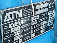 2008 atn piaf880r hoogwerker - afbeelding 4 van  12