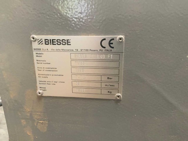 2008 biesse rover a 3.40 ft cnc bewerkingscentrum - afbeelding 1 van  1