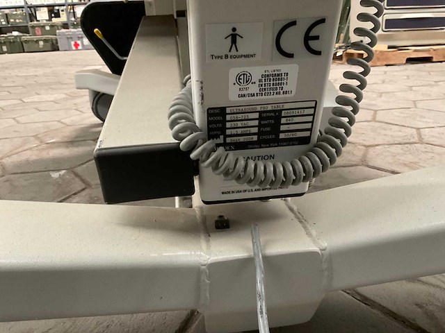 2008 biodex 058-725 onderzoekstoel - afbeelding 8 van  9