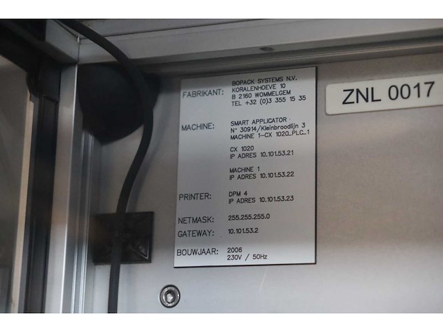 2008 bopack smart applicator etiketteermachine - afbeelding 6 van  7