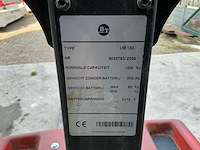 2008 bt lwe 130 elektrische palletwagen - afbeelding 7 van  13